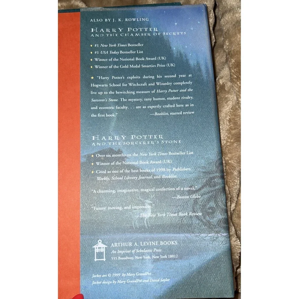 Harry Potter & the Prisoner of Azkaban 1st Edition Hardcover Oct 1999 Edition 5